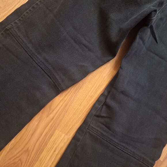 Vintage Lip Service Jeans Flared Low Rise Black Rock Metal Grunge Goth Y2K 9 - Picture 9 of 15